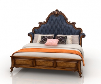European Style Double Bed-ID:789340976