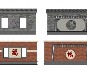 Chinese Style Facade Element-ID:808258067