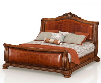 European Style Double Bed-ID:149621969