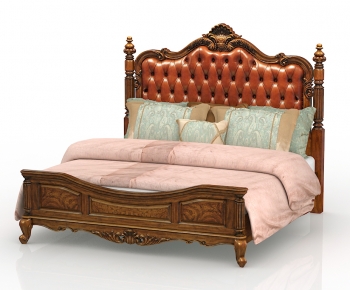 European Style Double Bed-ID:183182009