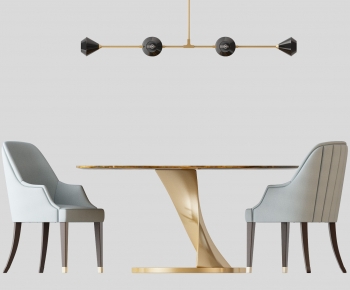 Modern Dining Table And Chairs-ID:681934127