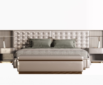 Modern Double Bed-ID:386670116