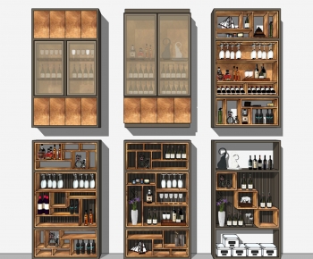 Modern Wine Cabinet-ID:373470074