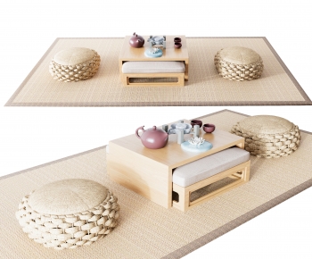 Japanese Style Tea Tables And Chairs-ID:417388921