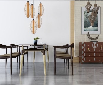Modern Dining Table And Chairs-ID:177948006