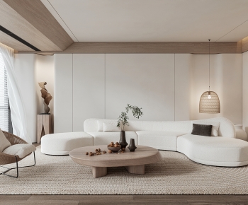 Wabi-sabi Style A Living Room-ID:583324918