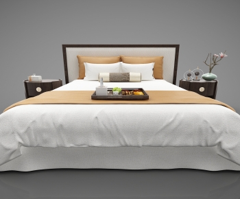 New Chinese Style Double Bed-ID:564817912