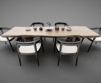 Modern Dining Table And Chairs-ID:359298945