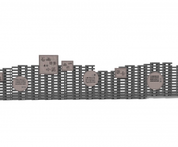 New Chinese Style Building Component-ID:877367978