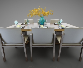 Modern Dining Table And Chairs-ID:440236091