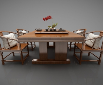 New Chinese Style Dining Table And Chairs-ID:471752884