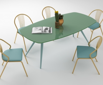 Modern Dining Table And Chairs-ID:483798983