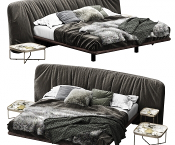 Modern Double Bed-ID:518942122