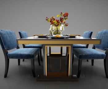 Modern Dining Table And Chairs-ID:791039946