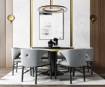 Modern Dining Table And Chairs-ID:971524006