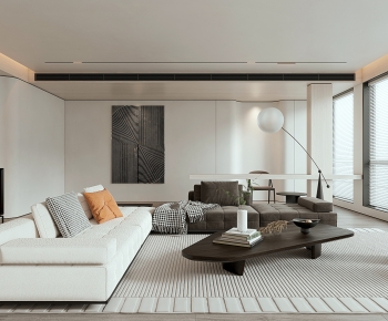 Modern Wabi-sabi Style A Living Room-ID:933047069