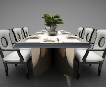 Modern Dining Table And Chairs-ID:696868906