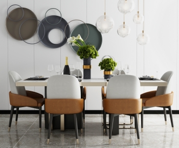 Modern Dining Table And Chairs-ID:924216994