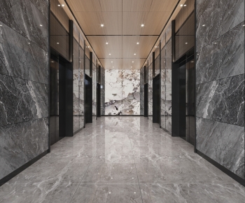 Modern Corridor/elevator Hall-ID:205868019