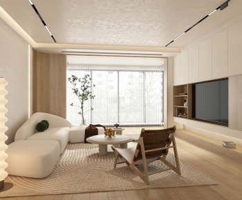 Wabi-sabi Style A Living Room-ID:726953034
