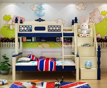 American Style Bunk Bed-ID:446707965