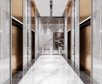 Modern Corridor/elevator Hall-ID:221362113