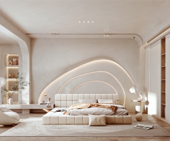 Modern Wabi-sabi Style Bedroom-ID:115940091