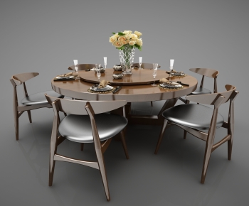 Modern Dining Table And Chairs-ID:811826947