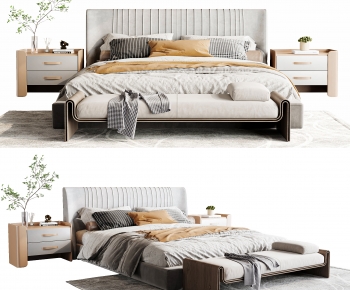 Modern Double Bed-ID:160824064