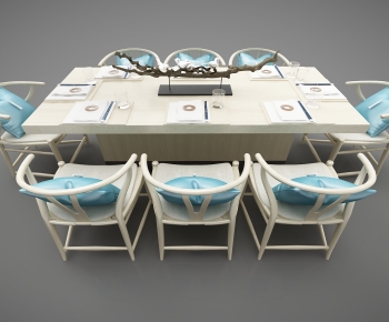 New Chinese Style Dining Table And Chairs-ID:831708913