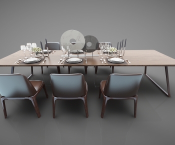 Modern Dining Table And Chairs-ID:921356927