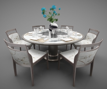 New Chinese Style Dining Table And Chairs-ID:602826121