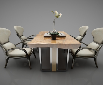 Modern Dining Table And Chairs-ID:637546064
