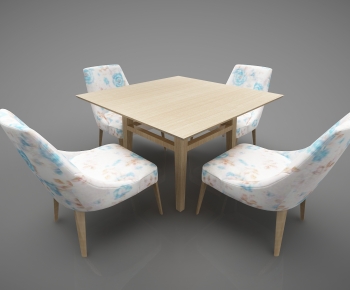 Modern Dining Table And Chairs-ID:150737052