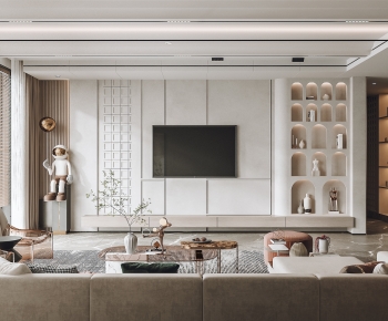 Wabi-sabi Style A Living Room-ID:435848002