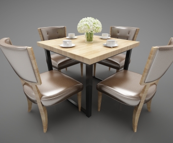 Modern Dining Table And Chairs-ID:598767043