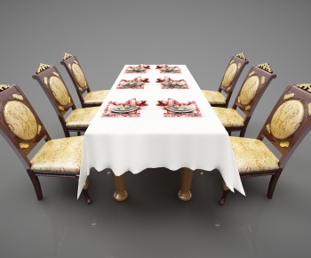 Modern Dining Table And Chairs-ID:451246027