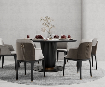 New Chinese Style Dining Table And Chairs-ID:872906927
