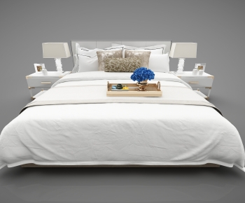 New Chinese Style Double Bed-ID:572465907