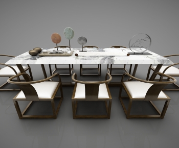 New Chinese Style Dining Table And Chairs-ID:972186095