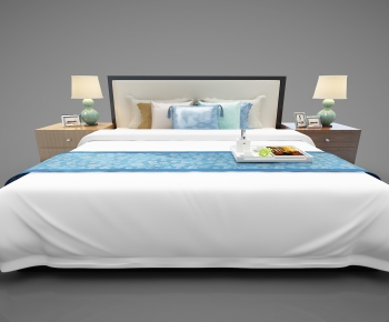 New Chinese Style Double Bed-ID:302567018