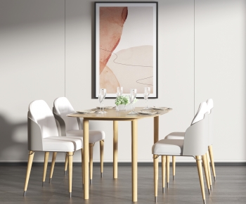 Modern Dining Table And Chairs-ID:674463991