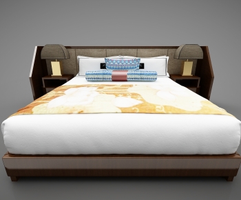 New Chinese Style Double Bed-ID:248066903