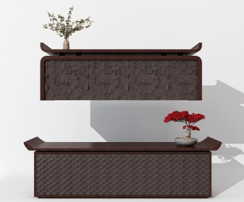 New Chinese Style Reception Desk-ID:457547904