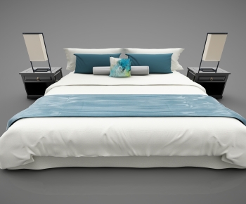 New Chinese Style Double Bed-ID:462173944