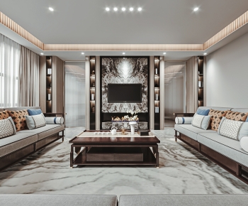 New Chinese Style Reception Room-ID:902853017