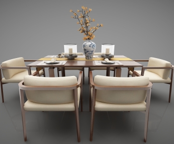New Chinese Style Dining Table And Chairs-ID:817780975