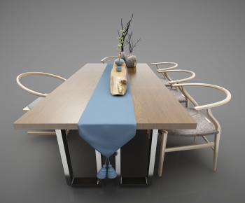 New Chinese Style Dining Table And Chairs-ID:223002918
