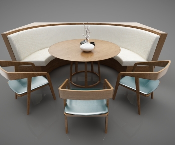 Modern Dining Table And Chairs-ID:748876098