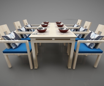 Modern Dining Table And Chairs-ID:698369985